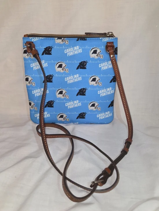 Dooney & Bourke Carolina Panthers Crossbody Bag NFL Team Logo Small Purse - Picture 4 of 10